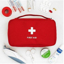 Fashion Travel Portable Portable Medical Kit First Aid Kit Medicine Sorting Anti-Epidemic Kit Classification Storage Bag